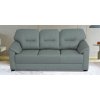 Croma Leatherette 3 Seater Sofa in Grey Color