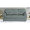 Croma Leatherette 3 Seater Sofa in Grey Color