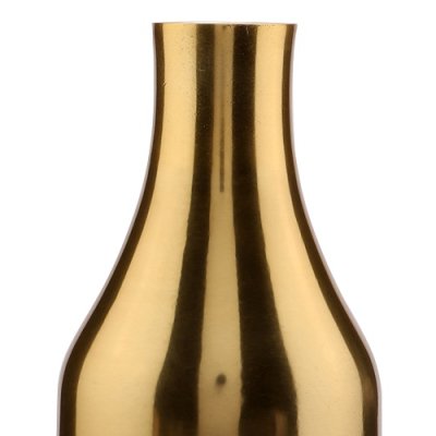 Black and Gold Champagne small  Bottle Vase