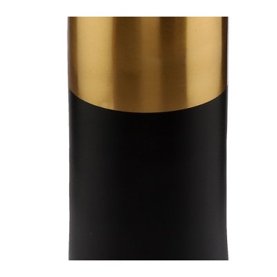 Black and Gold Champagne large Bottle Vase set