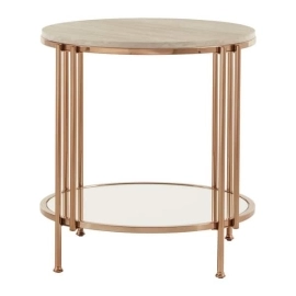 Amelia Round Marble Nesting Tables