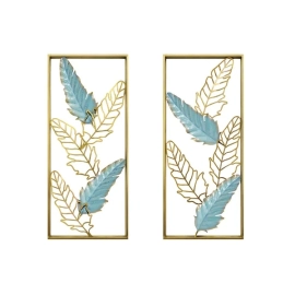 Aureate Petals Frame Metal Wall Art