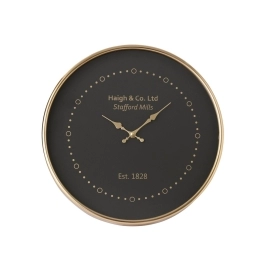 Eclipse Shine Gold wall clock