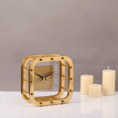 Aurelian Table Clock Gold image