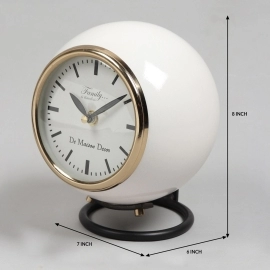 Larissa Stand Clock White