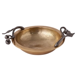 Cherry Vine Black Décorative Bowl Set