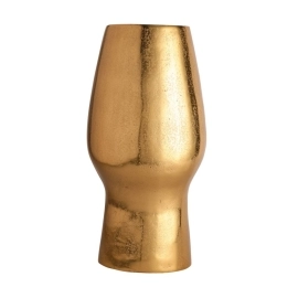 Flat Face Vase Gold