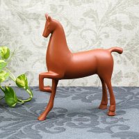 Enigmatic Equine Sculpture Terracotta