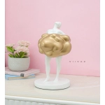 Ballerina Lady Sculpture White