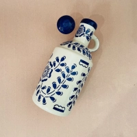 Blue & White Oil Bottle 