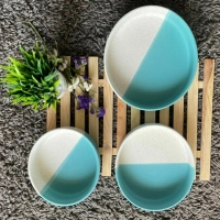 Half & Half Flat Bowl Set 