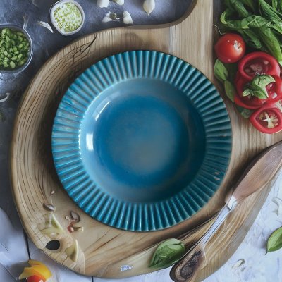 Azul Pasta Plate