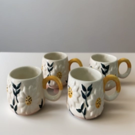 Lilly Coffee Mugs - Pack of 4 