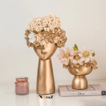 Adorable Tiara Vases Golden Set of 2