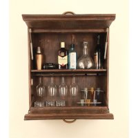 Vintage Wall Mount Bar Cabinet