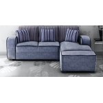 Alex Fabric LHS Sectional Sofa in Grey Colour