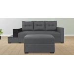 Alora Fabric 3 Seater Sofa in Grey Colour