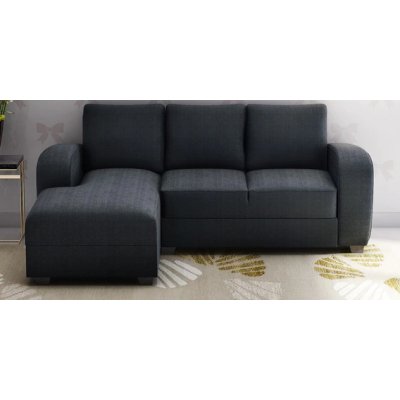 Alex Fabric RHS Sectional Sofa in Dark Grey Colour