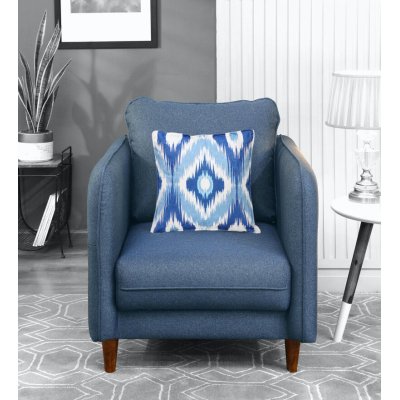 Amelio 1 Seater Sofa In Blue Colour image