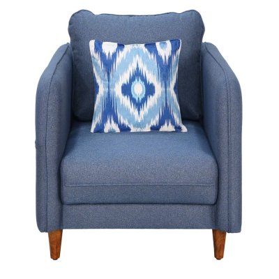 Amelio 1 Seater Sofa In Blue Colour image