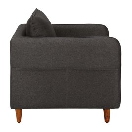 Amelio 1 Seater Sofa In Brown Colour