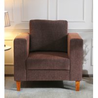 Cindy 1 Seater Sofa in Brown Colour