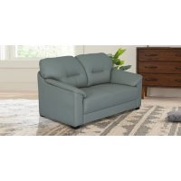 Croma Leatherette 2 Seater Sofa in Grey Color