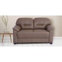 Croma Leatherette 2 Seater Sofa in Tan Brown Color