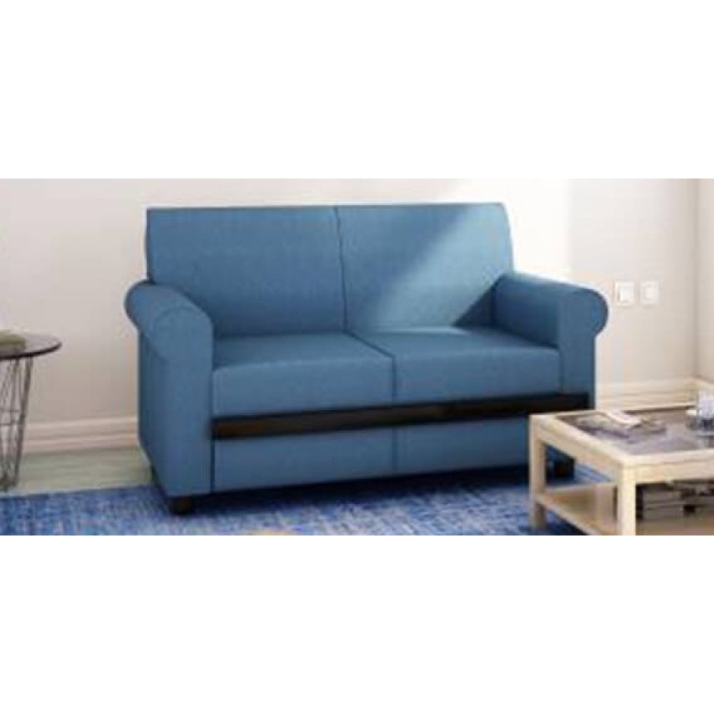 Elias Fabric 2 Seater Sofa in Blue Color