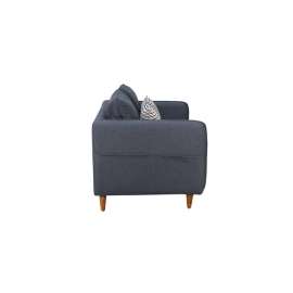 Amelio Velvet 2 Seater Sofa In Blue Colour