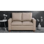 Belindra Fabric 2 Seater Sofa In Brown Colour