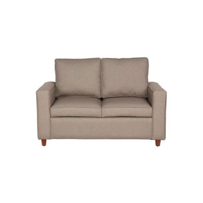 Belindra Fabric 2 Seater Sofa In Brown Colour image