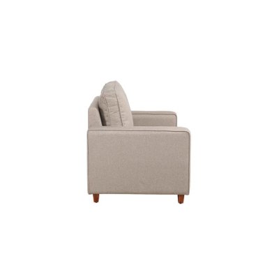 Belindra Fabric 2 Seater Sofa In Brown Colour image