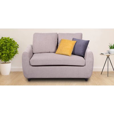 Droopy 2 Seater Sofa in Light Grey Colour