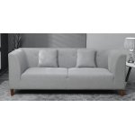 Armando Fabric 3 Seater Sofa In Grey Color