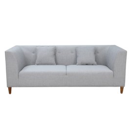 Armando Fabric 3 Seater Sofa In Grey Color