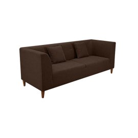 Armando Fabric 3 Seater Sofa In Brown Color