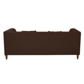 Armando Fabric 3 Seater Sofa In Brown Color