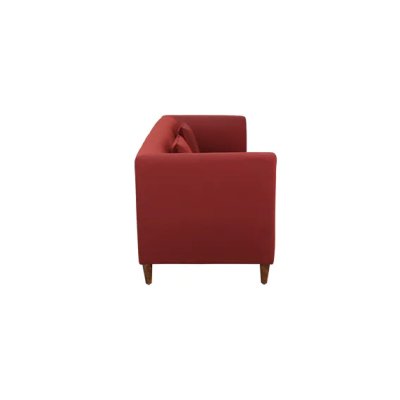 Armando Fabric 3 Seater Sofa In Red Color image