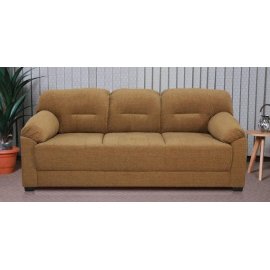 Colton Fabric 3 Seater Sofa in Coffee Brown Color