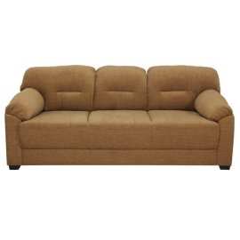 Colton Fabric 3 Seater Sofa in Coffee Brown Color