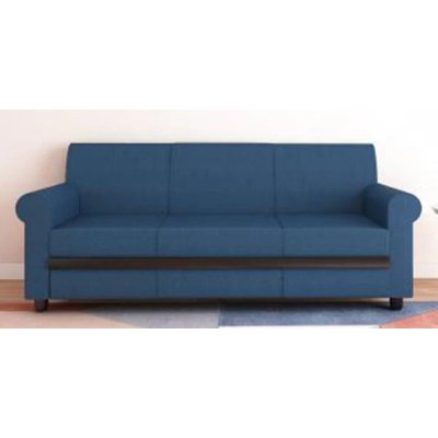 Elias Fabric 3 Seater Sofa in Blue Color