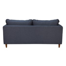 Amelio Velvet 3 Seater Sofa In Blue Colour