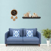 Amelio 3 Seater Sofa In Blue Colour