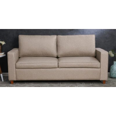 Faye 3 Seater Sofa in Brown Colour