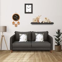 Amelio 3 Seater Sofa In Brown Colour