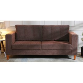 Cindy 3 Seater Sofa in Brown Colour