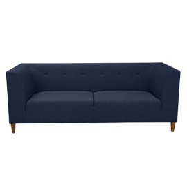 Armando Fabric 3 Seater Sofa In Blue Color