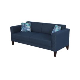 Blenzo 3 Seater Sofa In Blue Colour