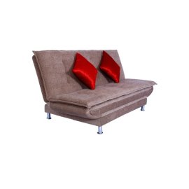 Dolphin Convertible Sofa Cum Bed in Light Brown Colour